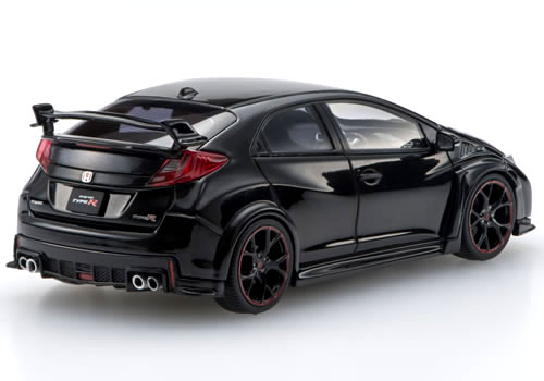 エブロ 1/43 ホンダ シビック タイプ R 2015 【Japanese License Plate】クリスタルブラックパール