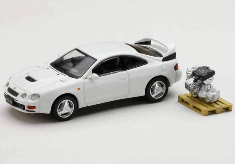 Other - Hobby JAPAN 1/64 トヨタ セリカ GT-FOUR WRC Edition (ST205) スーパーホワイトII (エンジンディスプレイモデル付)