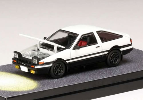 Hobby JAPAN 1/64 トヨタ スプリンター トレノ GT APEX (AE86) 頭文字D with 秋山渉 (エンジン搭載モデル)