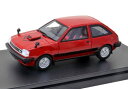 ハイストーリー 1/43 三菱 ミラージュ II 1400 TURBO 1982 サファリレッド