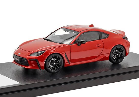 【絶版品】ハイストーリー 1/43 トヨタ GR86 RZ 2021 スパークレッド