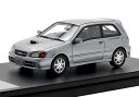 【絶版品】ハイストーリー 1/43 トヨタ スターレット グランツァ V 1996 ブルーイッシュシルバーメタリック