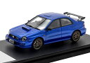 ハイストーリー 1/43 スバル インプレッサ S202 STi Version 2002 WRブルー・マイカ