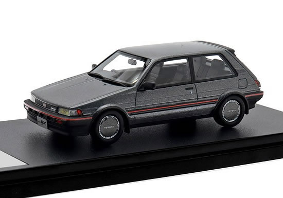 ハイストーリー 1/43 トヨタ カローラ FX-GT カスタマイズ 1984 グレーメタリック