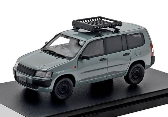 Other - ハイストーリー 1/43 トヨタ プロボックス リフトアップ カスタム 2010 グリニッシュグレー