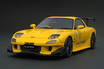 ignition model 1/18 マツダ RX-7 (FD3S) RE雨宮 イエロー (ENKEI RS05RRホイール)