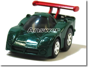 【単品】チョロQ 日産 R390 GT1 グリーン (クリアケース入)