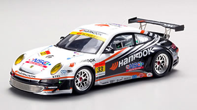 【絶版品】エブロ 1/43 スーパーGT 2007 HANKOOK PORSCHE No.33