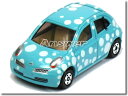 【単品】トミカ 日産 マーチ K12 水玉仕様 チャイナブルー (クリアケース入)