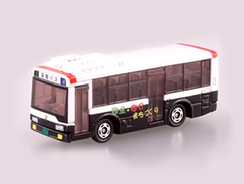 【単品】トミカ 函館バス 交通安全ラッピングバス (パトカーバス)
