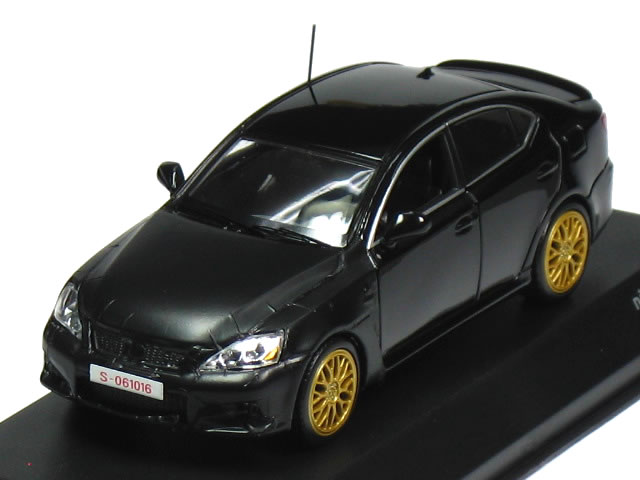 【絶版品】京商 1/43 レクサス IS-F ニュルブルクリンク テストカー ブラック