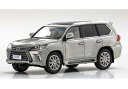 京商 1/64 LEXUS LX570 ソニックチタニウム (左ハンドル)