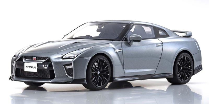【絶版品】京商 Samurai 1/18 日産 GT-R (R35) 2020 ダークメタルグレー