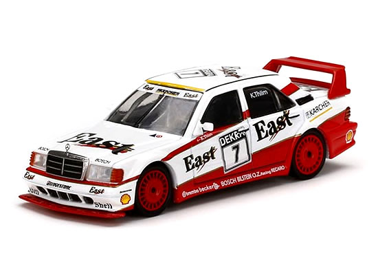 MINI GT 1/64 メルセデス ベンツ 190E 2.5-16 エボリューション II East No.7 DTM 1991 (左ハンドル)