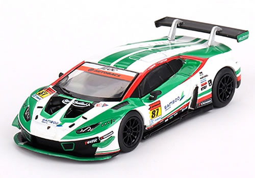 【日本限定品】MINI GT 1/64 SUPER GT 2022 ランボルギーニ ウラカン GT3 EVO JLOC No.87 (左ハンドル)(松浦孝亮/坂口夏月)