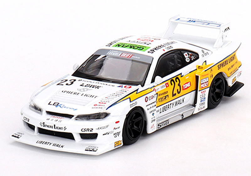MINI GT 1/64 日産 シルビア (S15) LB-Super Silhouette No.23 グッドウッド・フェスティバル・オブ・スピード 2022 (右ハンドル)のサムネイル