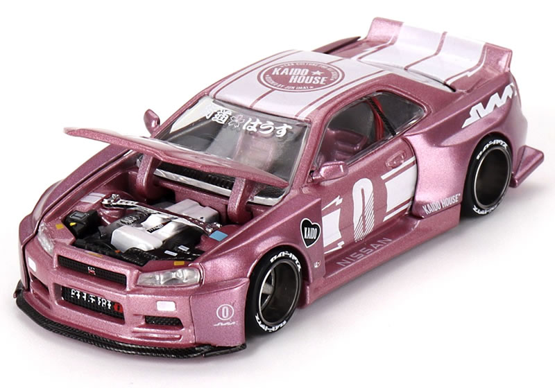 MINI GT 1/64 日産 スカイライン GT-R R34 KAIDO RACING FACTORY V1 KAIDO★HOUSE (右ハンドル) - Image 3