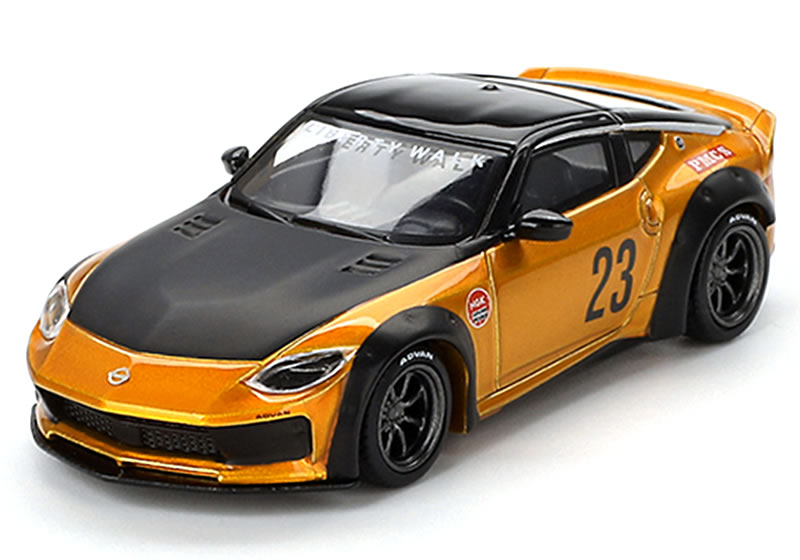 MINI GT 1/64 日産 フェアレディ Z LB★NATION WORKS LBゴールド (右ハンドル)