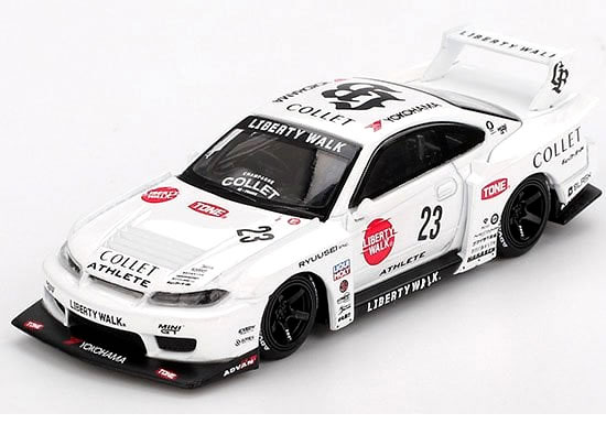 乐天商城 - MINI GT 1/64 日産 シルビア (S15) LB-Super Silhouette ATHLETE (右ハンドル)