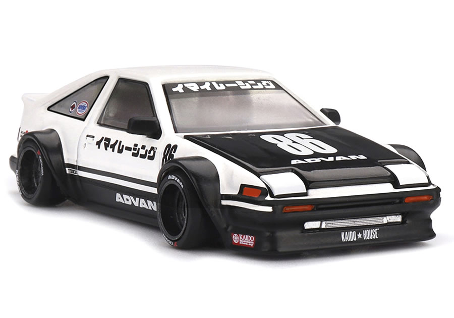 MINI GT 1/64 トヨタ スプリンタートレノ AE86 Kaido Street V1 KAIDO★HOUSE (右ハンドル)