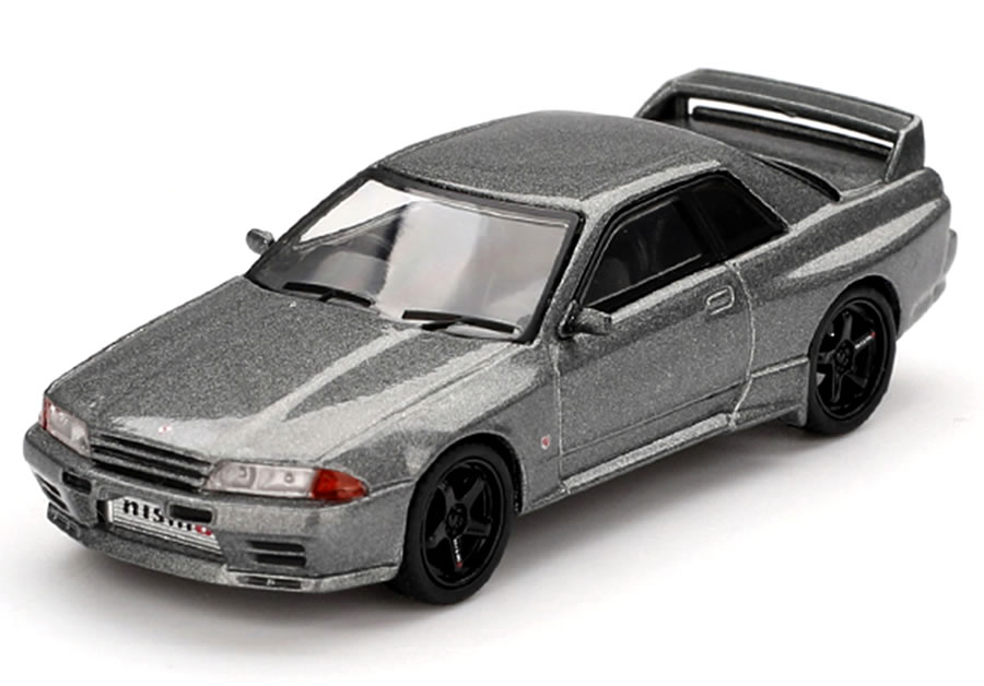 樂天商城 - MINI GT 1/64 日産 スカイライン GT-R NISMO BNR32 CRS Version ダークメタルグレー