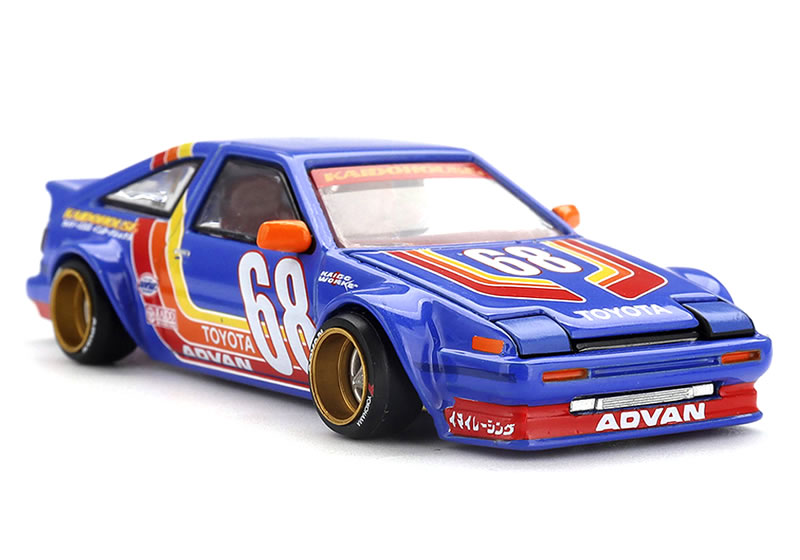 樂天商城 - MINI GT 1/64 トヨタ スプリンタートレノ AE86 Kaido Racing V1 KAIDO★HOUSE (右ハンドル)