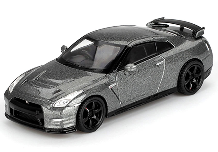 MINI GT 1/64 日産 GT-R NISMO R35 2013 CRS Version ダークメタリックグレー (右ハンドル)