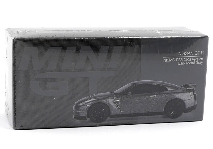 MINI GT 1/64 日産 GT-R NISMO R35 2013 CRS Version ダークメタリックグレー (右ハンドル)