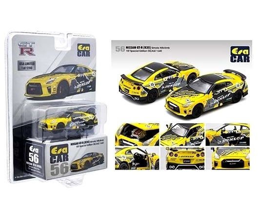 Era CAR 1/64 日産 GT-R (R35) DUNLOP Simola Hillclimb 1ST SpecialEdition