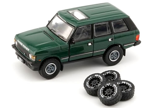 BM CREATIONS 1/64 ランドローバー レンジローバー クラシック LSE 1992 グリーン (左ハンドル)