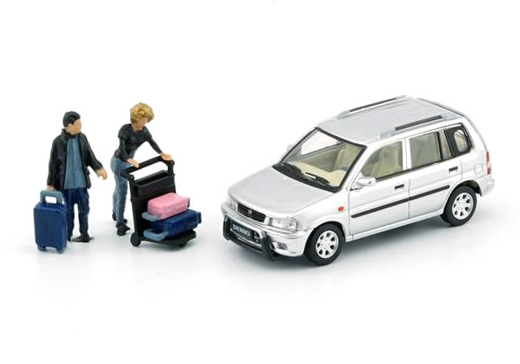 BM CREATIONS 1/64 マツダ デミオ 1994 シルバー (RHD)