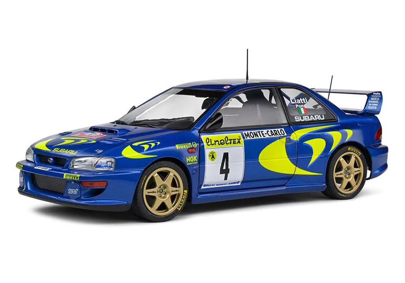 SOLIDO 1/18 スバル インプレッサ 22B No.4 モンテカルロラリー 1997
