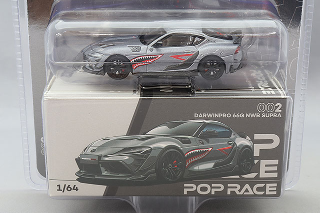 POP RACE x Enigma 1/64 DARWINPRO 66G NWB スープラ A90 グレーメタリック 3