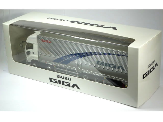 いすゞ自動車 特注 1/43 いすゞ ギガ 2025 (アクリルケース入)(ISUZU GIGA 本体全長 約29cm)