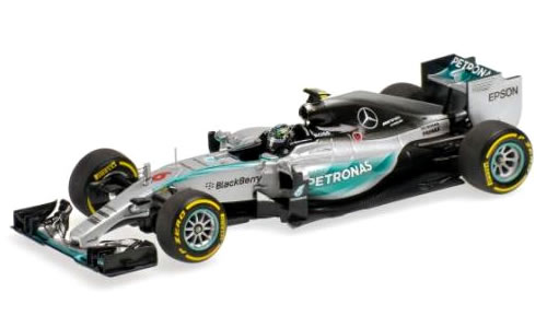 ミニチャンプス 1/43 メルセデス AMG ペトロナス F1 TEAM W06 HYBRID USA GP 2015 (N.ロズベルグ)