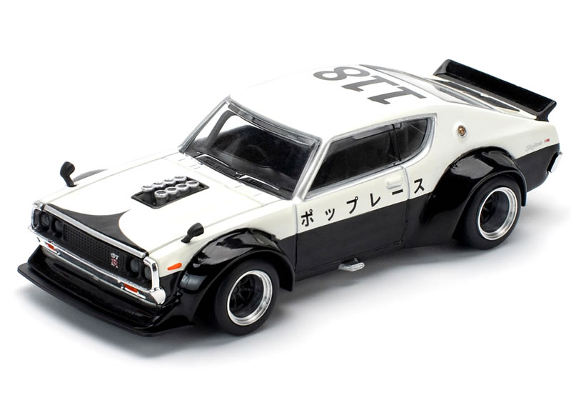 樂天商城 - POP RACE 1/64 日産 スカイライン KPGC110 GT-R V8 ドリフト (ケンメリ) NPAスタイル