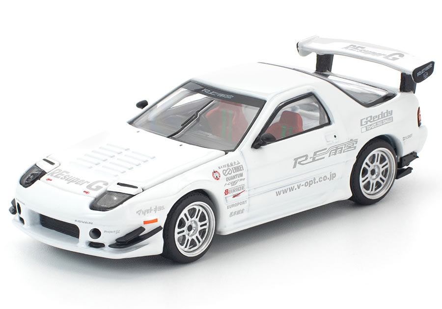 POP RACE 1/64 マツダ RX-7 (FC3S) RE雨宮 ホワイト