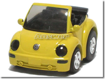 【廃盤】チョロQ38 VW ビートル カブリオレ イエロー