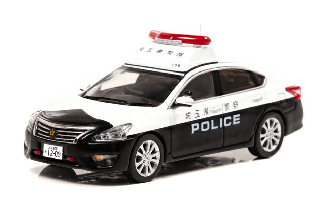 RAI 039 S 1/43 日産 ティアナ (L33) 2018 埼玉県警察 地域部 自動車警ら隊車両【109】