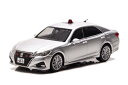 【KIDBOX限定】RAI 039 S 1/43 トヨタ クラウン アスリート (GRS214) 2019 神奈川県警察 高速道路交通警察隊車両【覆面 銀】