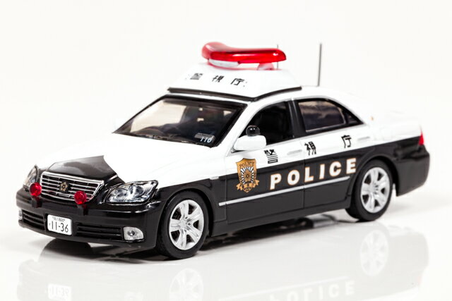 【絶版品】RAI'S 1/43 トヨタ クラウン (GRS180) 2007 警視庁 地域部自動車警ら隊車両【110】