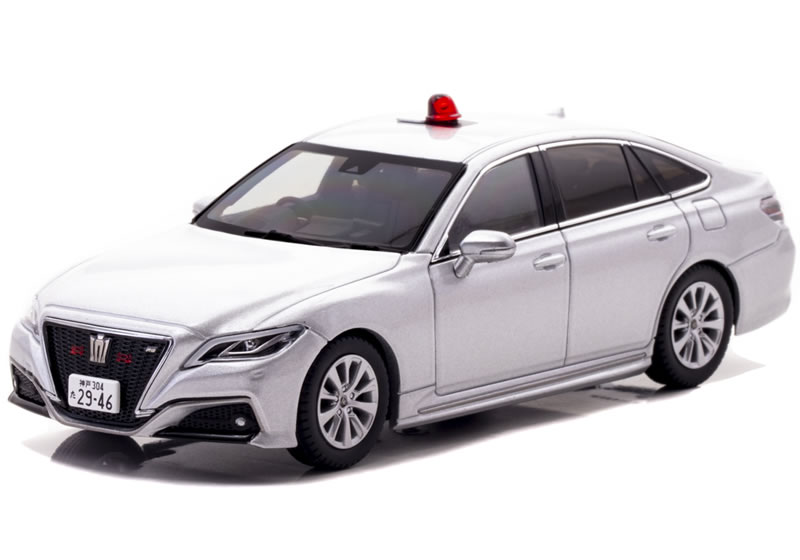 RAI'S 1/43 トヨタ クラウン (ARS220) 2022 兵庫県警察 交通部 交通機動隊車両【覆面 銀】