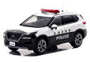 RAI'S 1/43 日産 エクストレイル S e-4ORCE (T33) 2023 北海道警察 高速道路交通警察隊車両