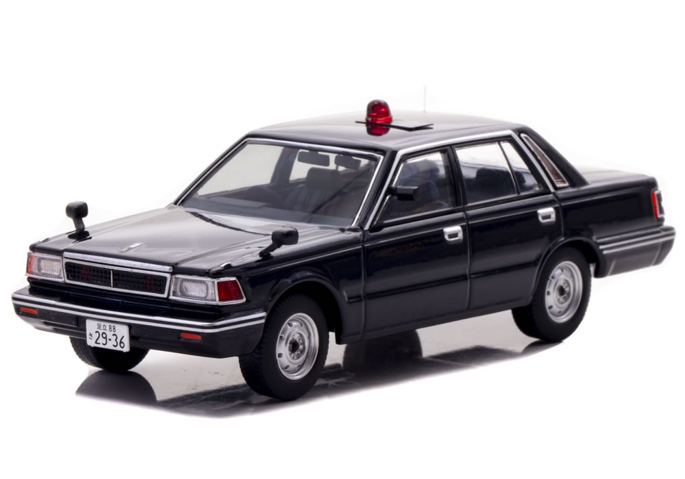 乐天商城 - RAI'S 1/43 日産 セドリック (YPY30改) 1985 警視庁 交通部交通機動隊車両【覆面 紺】