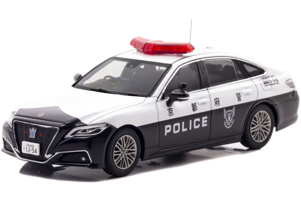 RAI'S 1/43 トヨタ クラウン ハイブリッド (AZSH21) 2024 京都府警察 交通部交通機動隊車両【K02】