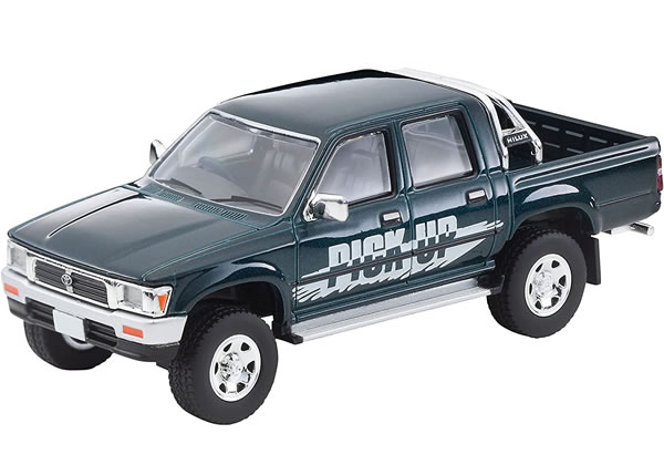 TLヴィンテージ NEO トヨタ ハイラックス 4WD ピックアップ ダブルキャブ SSR-X オプション装着車 1995 ダークグリーン