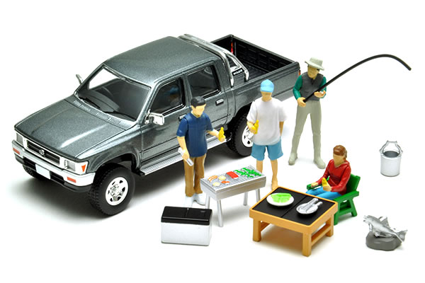 トミーテック ジオコレ64 #カースナップ 14a BBQ2 (トヨタ ハイラックス 4WD付属)のサムネイル