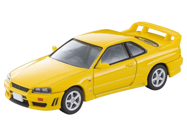 乐天商城 - TLヴィンテージ NEO 日産 スカイライン 25GT TURBO (R34) オプションパーツ付 前期型 1998 イエロー
