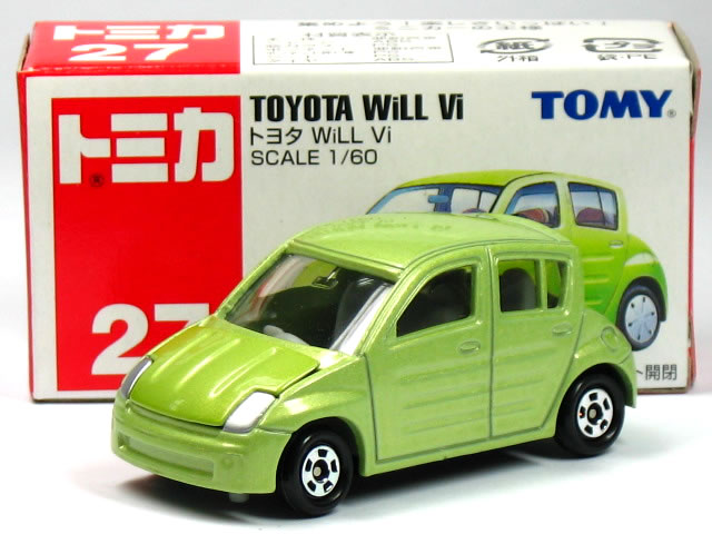 【旧番】トミカ027 トヨタ Will Vi グリーン