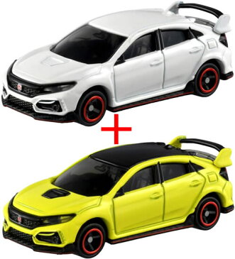 【トミカ040】 ホンダ シビック TYPE R (通常版 NEWシール 箱＋初回特別仕様 箱) 2台セット